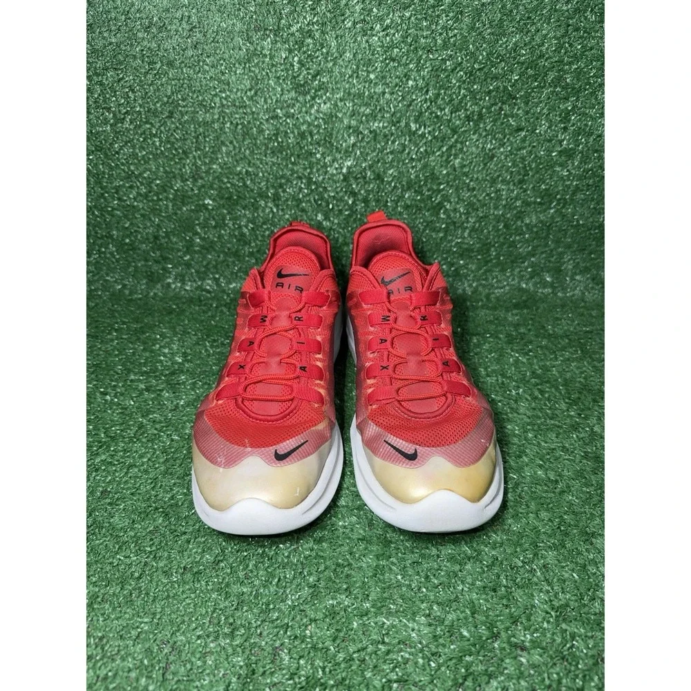 Nike Air Max Axis Men's Size 8 White Red Running Shoes Comfort Athletic Sneakers